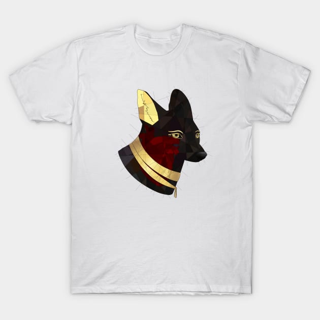 Anubis T-Shirt by Blacklightco